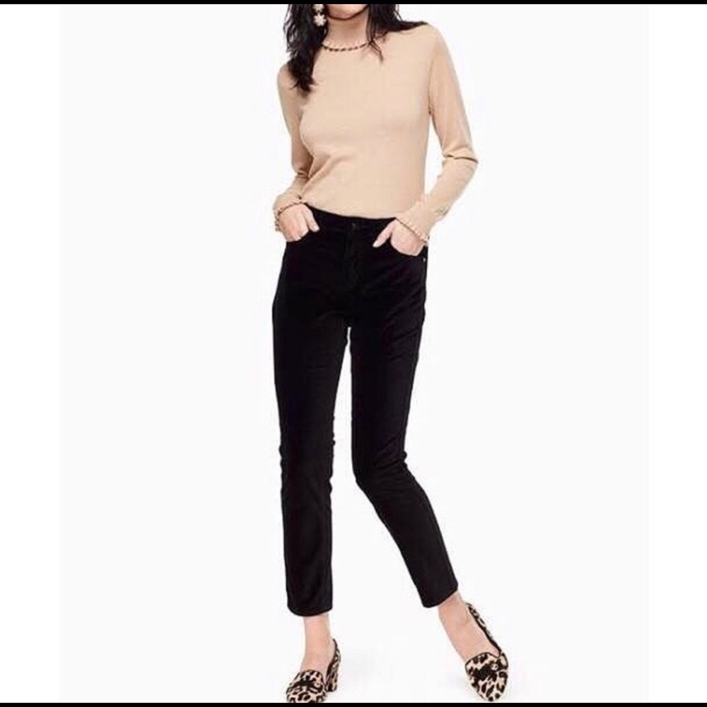 NWOT Kate Spade Broome Street Velvet Pants